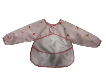 Baby Long Sleeve Bib with Pocket