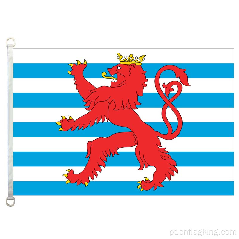 Bandeira civil da bandeira de Luxemburgo 100% polyster 90 * 150cm