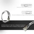 1.2m double lock stainless steel electric polishing shower head extension hose
