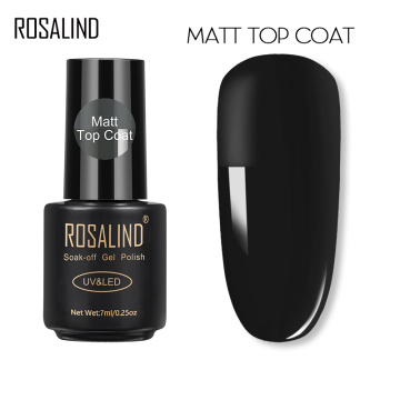 ROSALIND Matte Top Coat Cuticle oil Base Gel Nail Polish Hybrid Set For Manicure Nail Art Nail Gel Varnishes All For Nails Prep