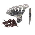 Stainless Steel Magnetic Measuring Spoons with Leveler