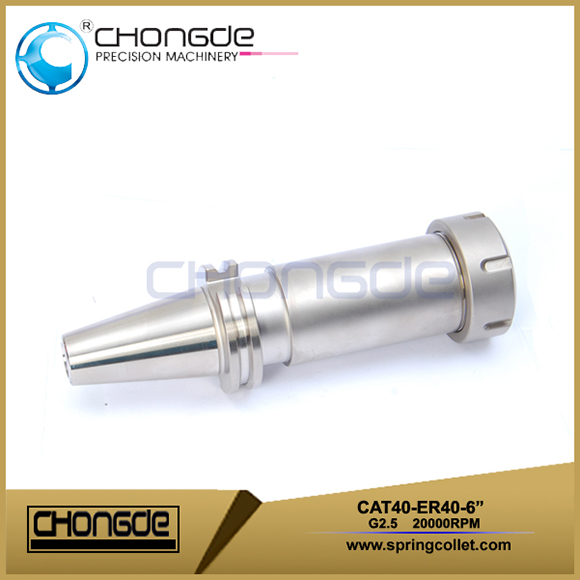 دقة عالية CAT40-ER40-6 &quot;حامل أداة آلة Collet Chuck CNC