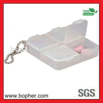 plastic fashion pill case with braille