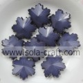 Goedkope donkerblauwe effen sneeuwvlok sieraden decoratie acryl kralen 