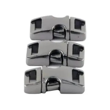 10mm Metal Side Release Buckle Zinc Alloy Paracord Bracelet Buckle