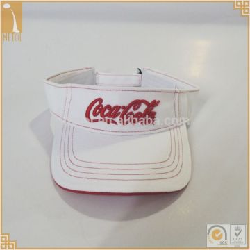 2016 Cheap tow tone sports style custom brand trucker sun visor cap