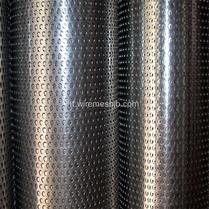 Maglia metallica perforata inossidabile con tipi di fori