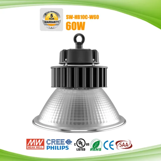 High Performance Industrial 60W LED High Bay Light fixture with CE ROHS