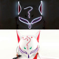 Tassel Bell Light Up Fox Cosplay Mask