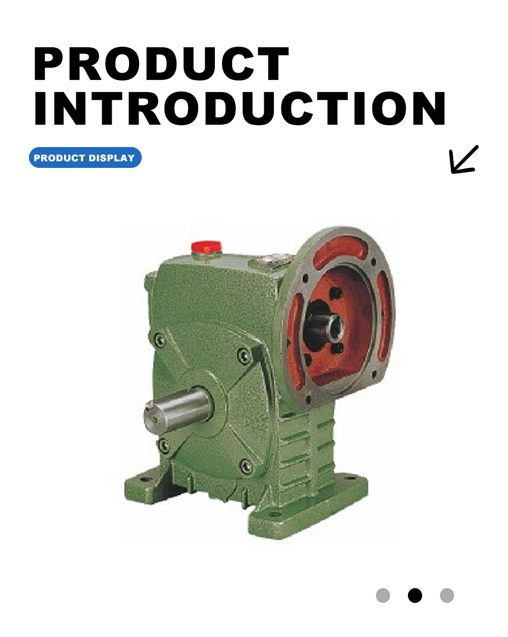 WPDS Worm Wheel Gear Reducer X