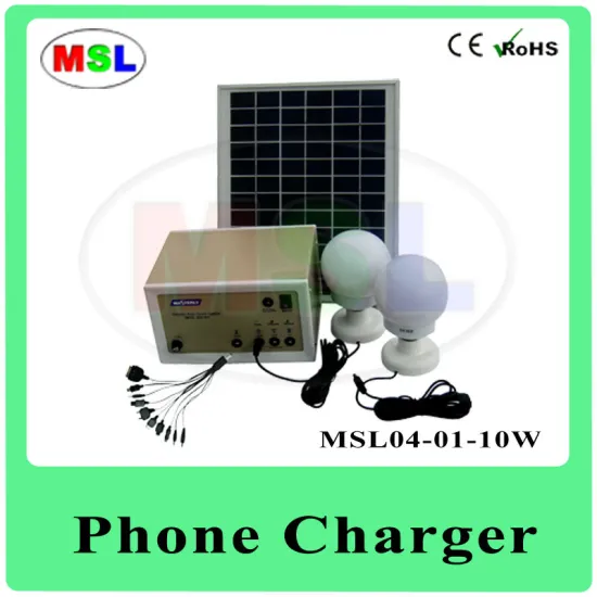 10W Portable Solar Power System with Phone Charger MSL04-01B