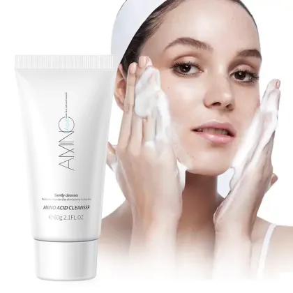 Natural Organic Face Skin Care Dense Foam Amino Acid Facial Cleanser