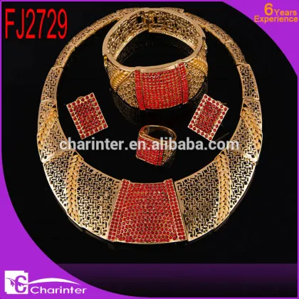african gold plating jewelry set jewelry set necklace jewelry set necklace indian jewelry set FJ2727