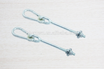 High Quality Swing Hook with bolt zinc plated