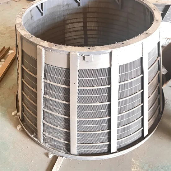 prefabricated custom johnson filter curved wedge wire sieve bends screen plate panel wedge wire centrifuge screens baskets