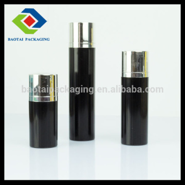 15ml/30ml/50ml Black Cosmetic Containers,Round Rotating Airless Bottle