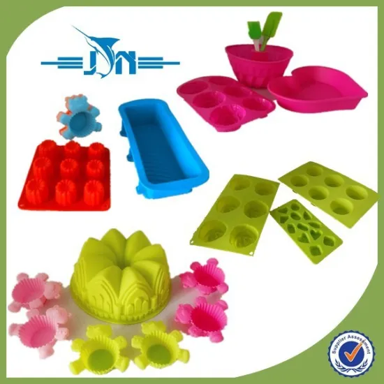 FDA LFGB Silicone kids cake decorating set, cupcake bake set, microwave baking set