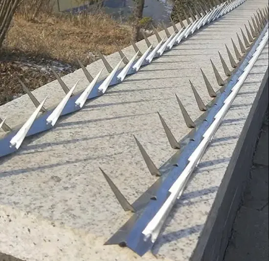 plastic spikes deflectors keep bird away from patio