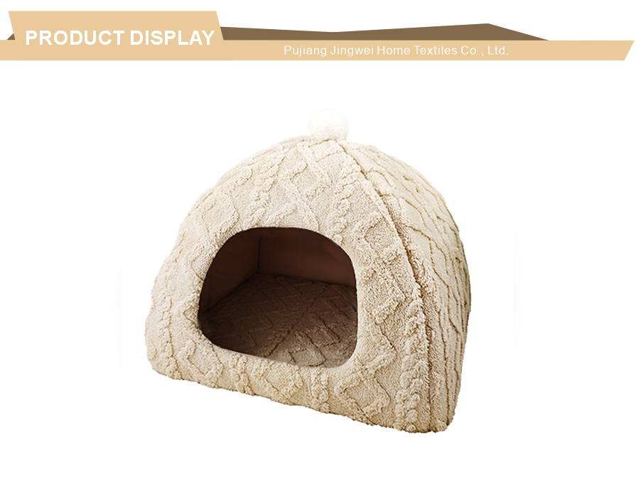 Enclosed warm small breed puppy nest