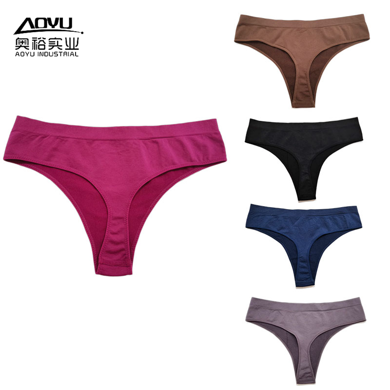 Customized Comfortable Seamless Thong Panties