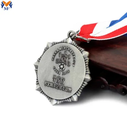 Custom star award medals and ribbons