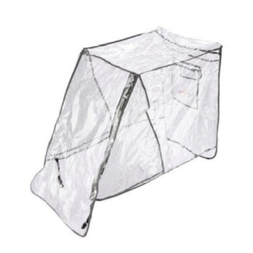 Plastic baby stroller rain cover