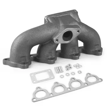 Cast Iron Turbo Manifold for Honda Civic, CRX, Del Sol D15/D16 1.6L SOHC with 38mm WG T3/T4