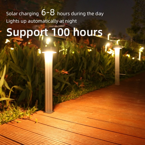 Light Sensor Solar Pathway Bollard Led Light