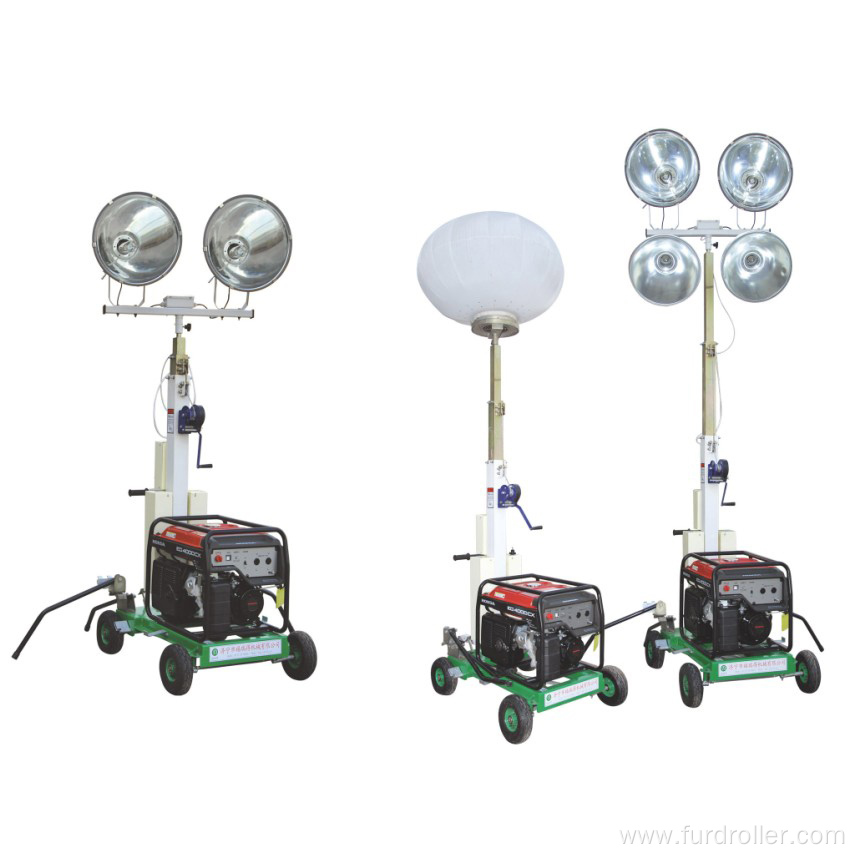 Diesel Generator Portable Metal Halide Lamp Telescopic Light Tower FZM-1000A