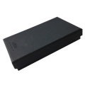 Nice handcraft black two pieces box with foam