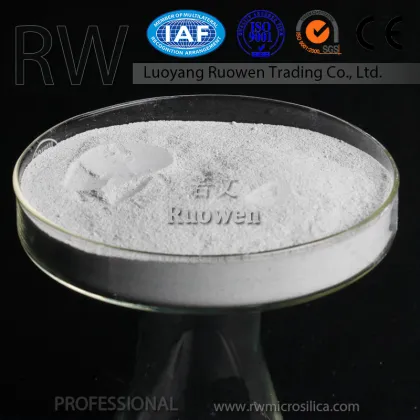 China supplier high temperature resistant refractory fiber spraying materials undensified silica fume