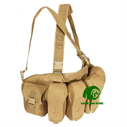 Kango Good Quality Molle Chest Rig Coyote Brown