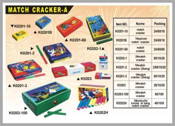 match crackers,fireworks