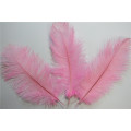 パーティーテーブル装飾用の30cm-35cmピンク合成ダチョウの羽