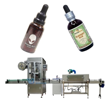 High Intelligent Automatic Essential Oil Dropper Bottle Shrink Sleeve Labeling Machine WB-TB200
