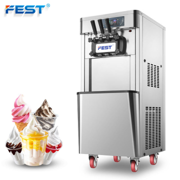 FEST Stainless Steel Big Capacity Automatic Soft Serve Ice Cream Machine