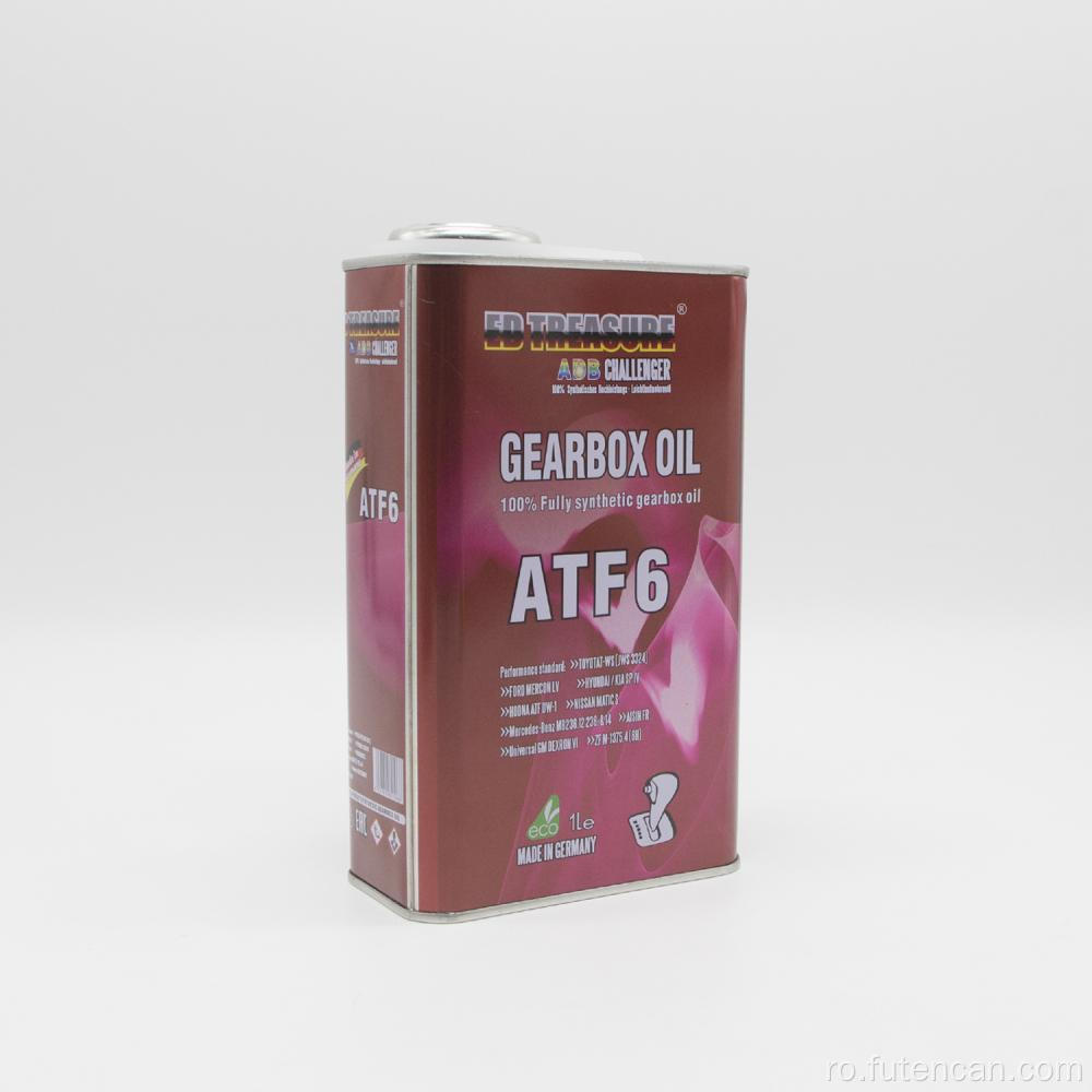 Cutie de conserve cu ulei metalic pentru motor