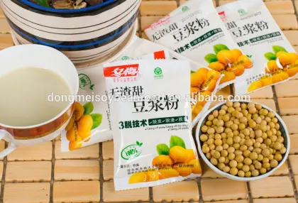 Non slag Sugar free Soymilk Powder middle bag soy bean milk powder