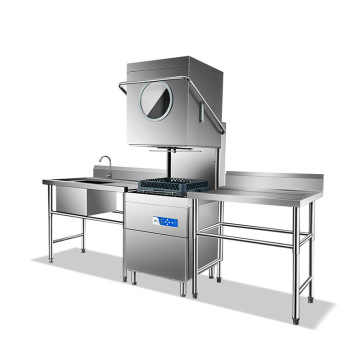 Ruitai 220V/380V 9.8kW เครื่องล้างจานเชิงพาณิชย์สำหรับห้องครัวและร้านอาหาร