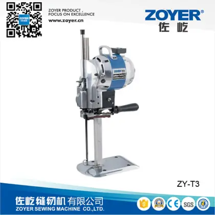 ZY-T3 Black Zoyer Eastman Km Auto-Sharpening Straight Knife Clothes Cutting Machine