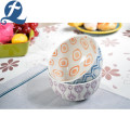 Different dessert Color Round food Ceramic Soup Bowl