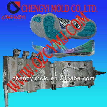 TPR SOLE WITH TPU MINI PIECE OUTSOLE SHOE MOLD