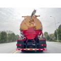 mobile high-pressure vacuum suction drainage pump truck