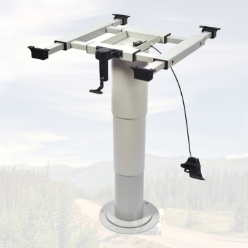 High Quality White Caravan Motorhome Telescopic Table Leg