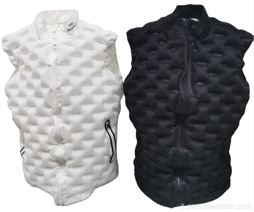 gilet ad aria calda Gilet gonfiabile senza maniche con riempimento d&#39;aria