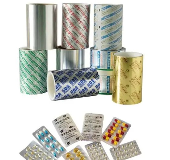 China made Competitive pharmaceutical aluminum foil blister pack alu foil