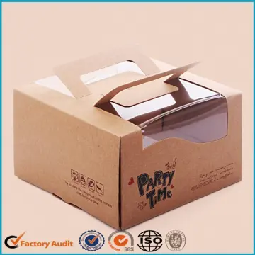 Fancy Cake Packaging Box Kraft Paper