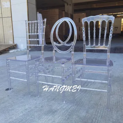 China Factory Wholesale Popular Resin Integral Wedding Hall Crystal Chair