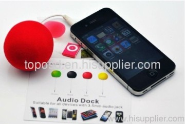 Портативный мобильный телефон спикера Док с 3,5 мм аудио разъемом с Mp3 Mp4 Ipod Iphone Ipad Mini спикер