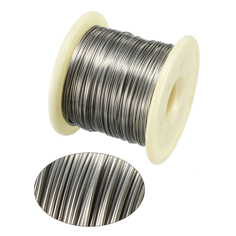 UXCELL 1pcs Heating Resistor Wire Nichrome 32/30/28/27/24/22/21/20AWG 100/50/20m Length Resistance Wires for Heating Elements